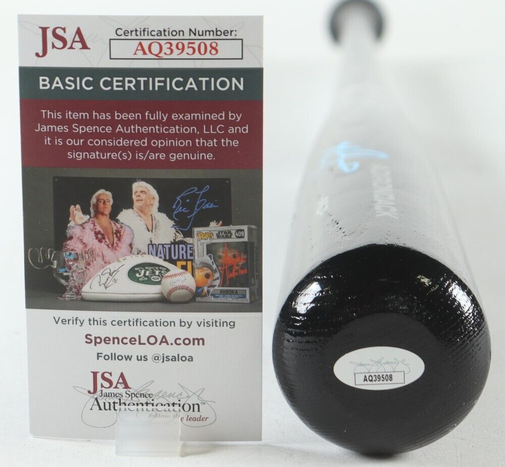 Mark Grace Signed Louisville Slugger Pro Bat (JSA COA) Chicago Cubs 1st Baseman