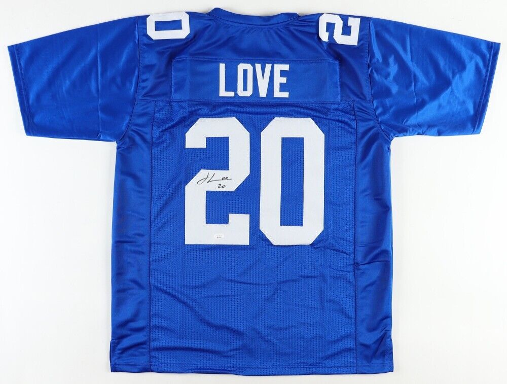 Julian Love Signed New York Giants Jersey (JSA COA) 2019 4th Rnd Pick Notre Dame