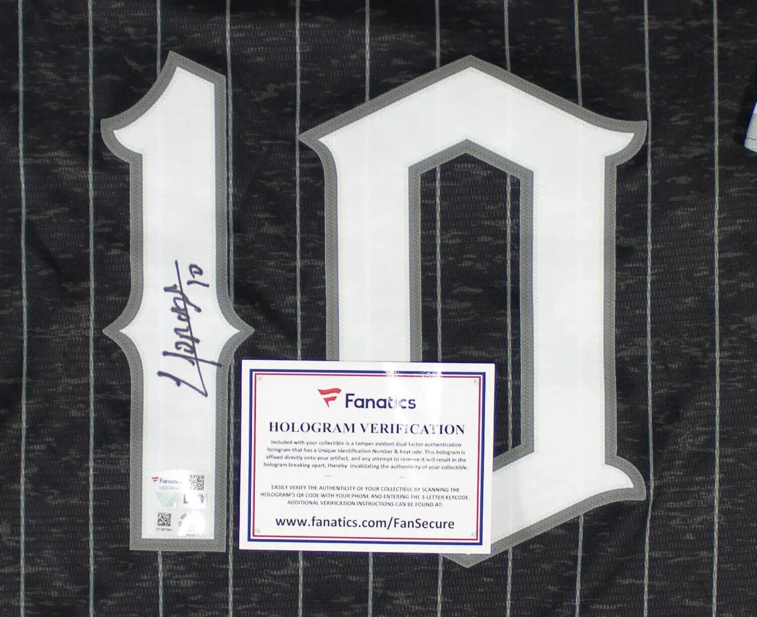 Yoan Moncada Signed Chicago White Sox Nike City Connect Replica Jersey /Fanatics