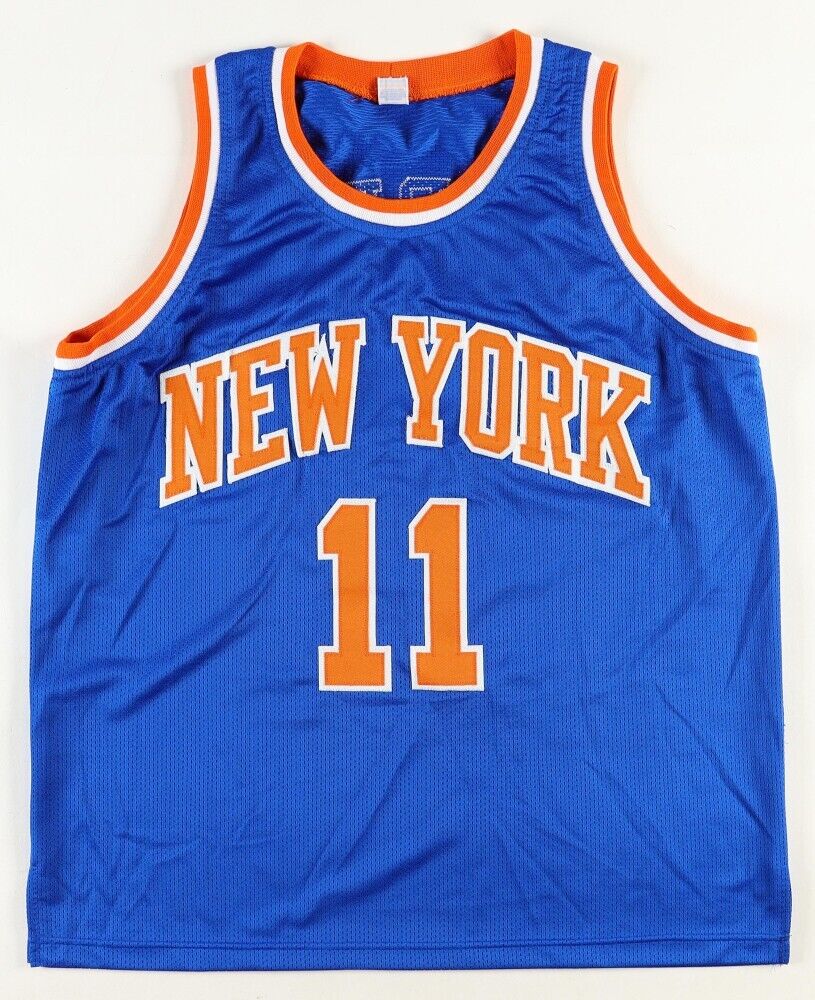 Derek Harper Signed New York Knicks Jersey Inscribed "94 ECF Champs" (Beckett)