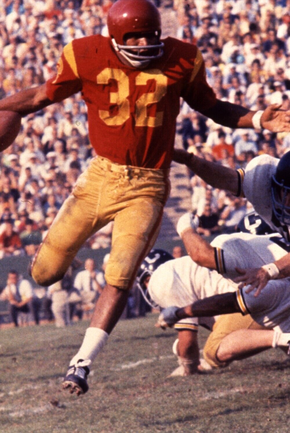 O J Simpson Signed USC Trojans Career Highlight Stat Jersey (JSA COA) Bills R.B