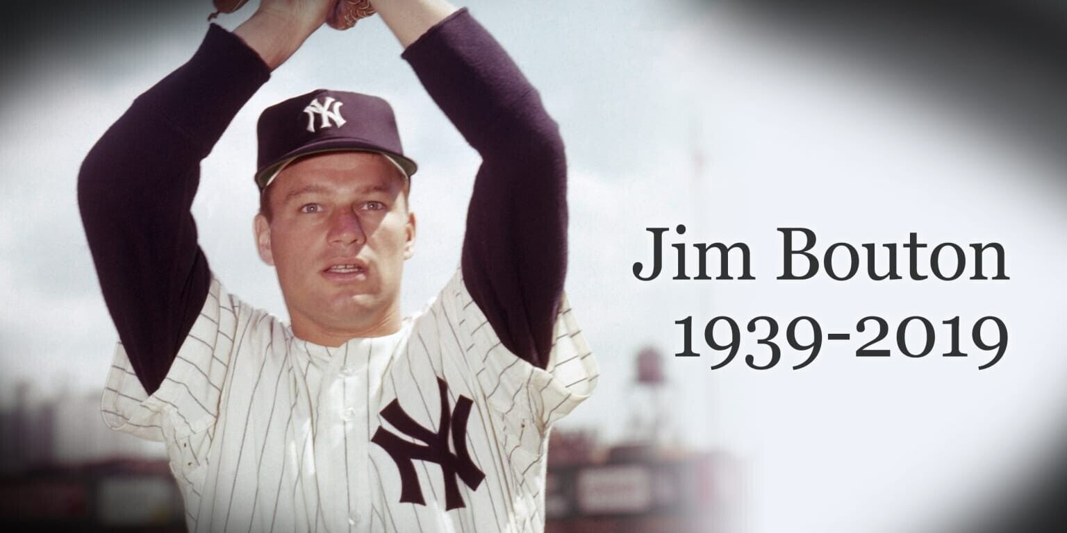 Jim Bouton “62 WS Champs” Signed New York Yankees Jersey (JSA COA) 1963 All Star