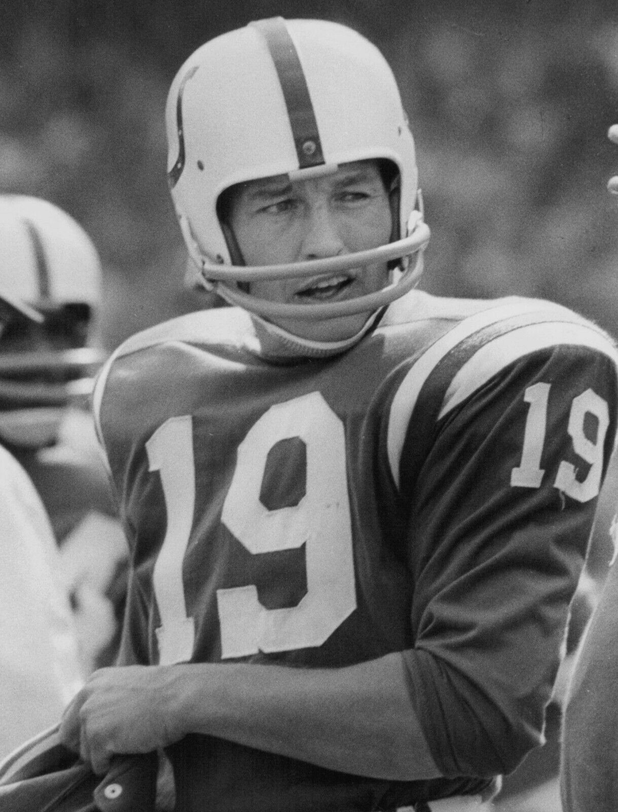 Johnny Unitas Signed Check In 14×18 Matted Display (SOP COA) Baltimore Colts Q.B