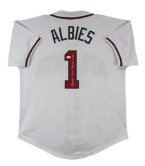 Ozzie Albies Signed Atlanta Braves Jersey (JSA) 2xAll Star Second Baseman