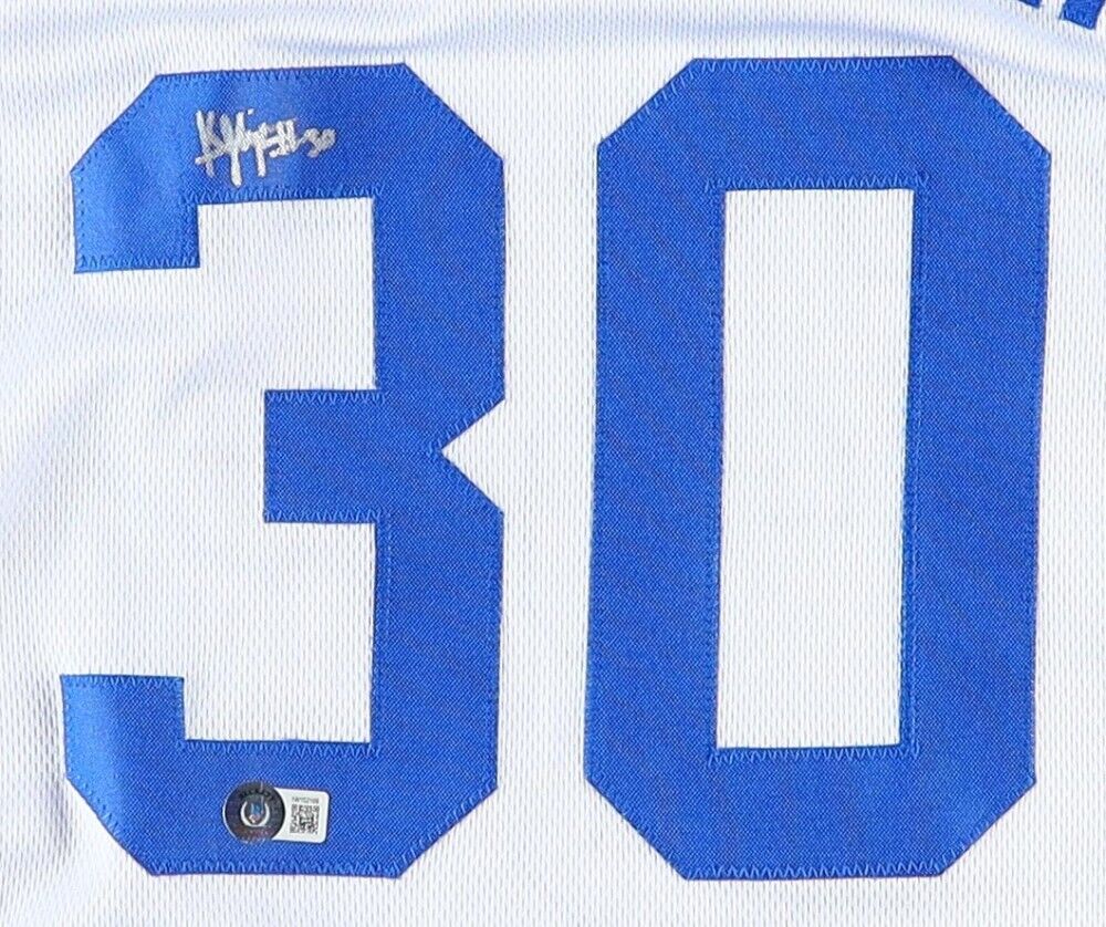 Kyle Filipowski Signed Duke Blue Devils Jersey (Beckett) 2024 1st Rnd Draft Pk ?