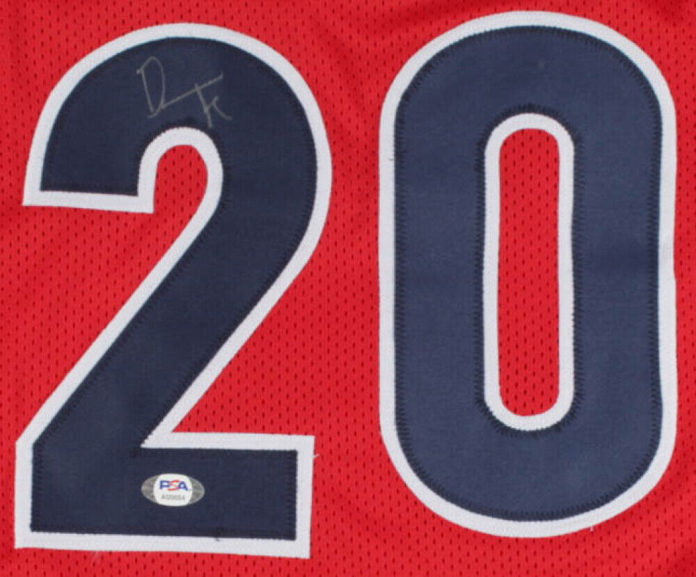 Damon Stoudamire Signed Arizona Wildcats Jersey (PSA COA) 1995 7th Overall Pick