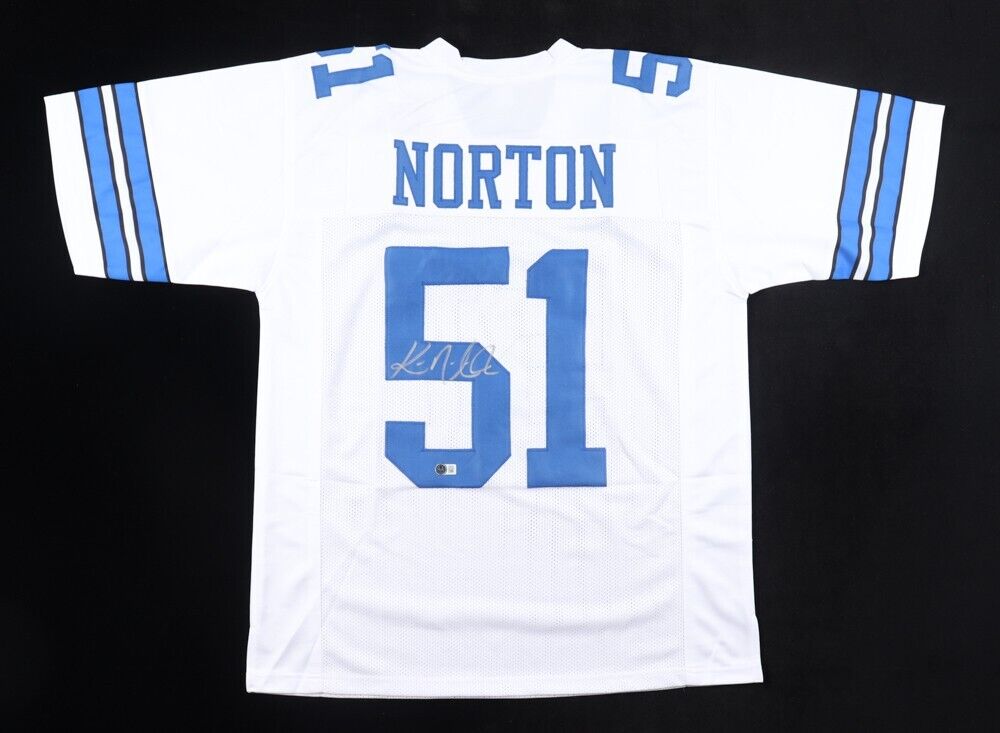 Ken Norton Jr. Signed Dallas Cowboys Jersey (Beckett) 3×Super Bowl Champion