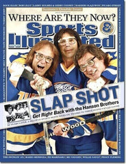 "Slap Shot" 35" x 43" Framed Jersey Signed by (5) Including the Hanson Brothers