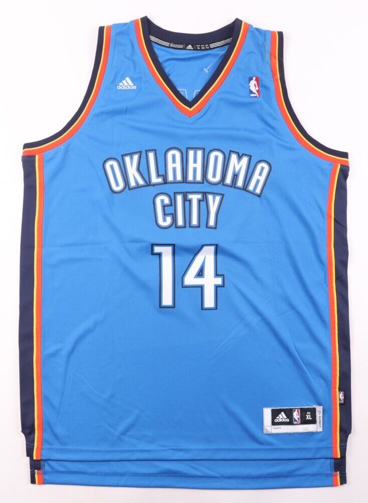 Daequan Cook Signed Oklahoma City Thunder Jersey (JSA COA) 2007 1st Round Pick