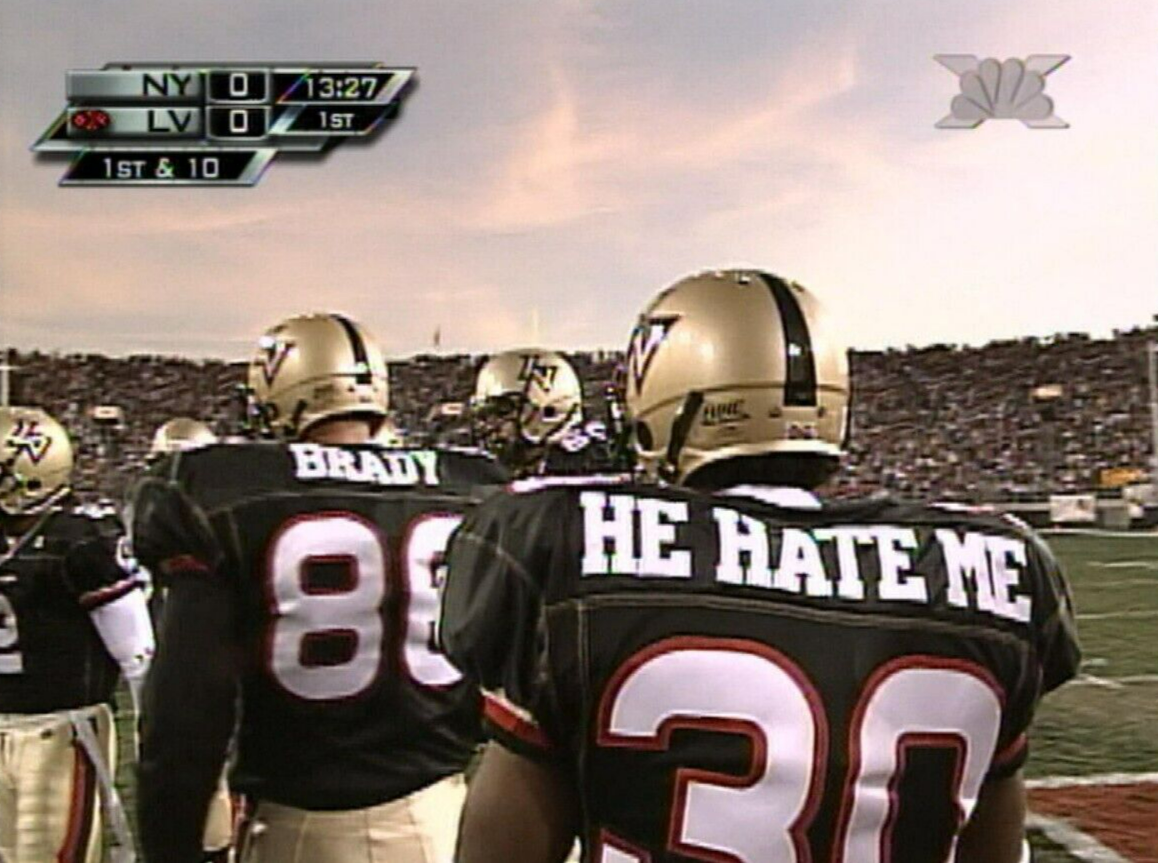 Ex-NFL Rod Smart AKA He Hate Me Signed Las Vegas Outlaws (XFL) Jersey (JSA COA)