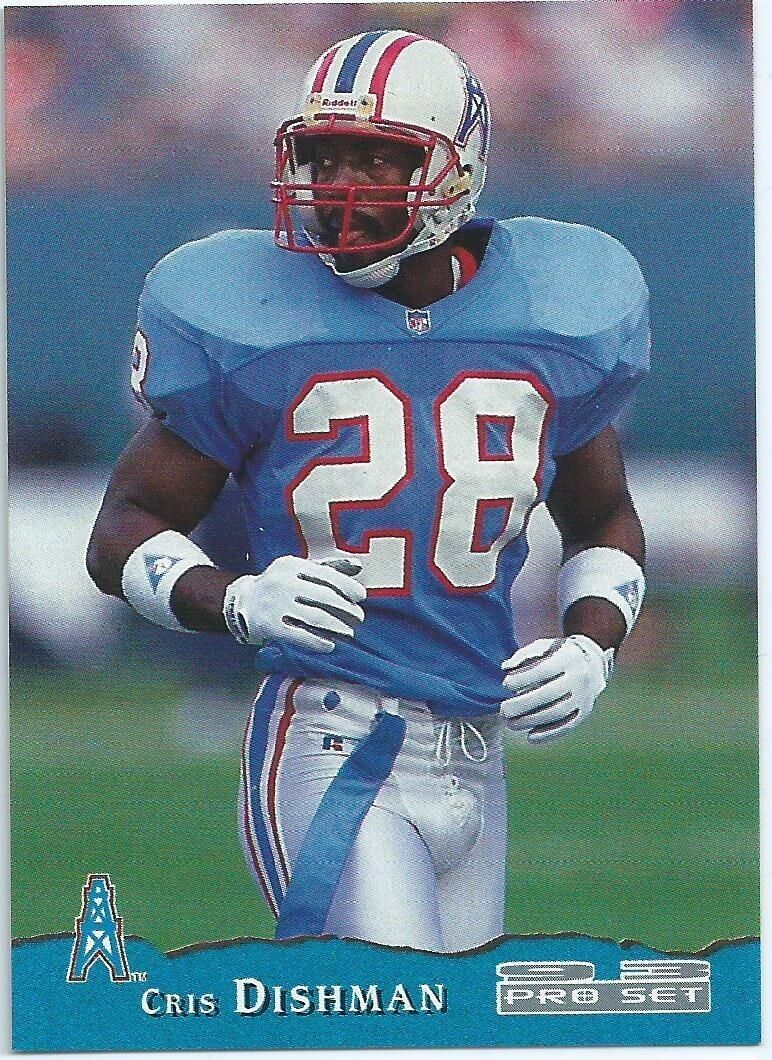 Cris Dishman Signed Houston Oilers Jersey (JSA COA) 2×Pro Bowl Defensive Back