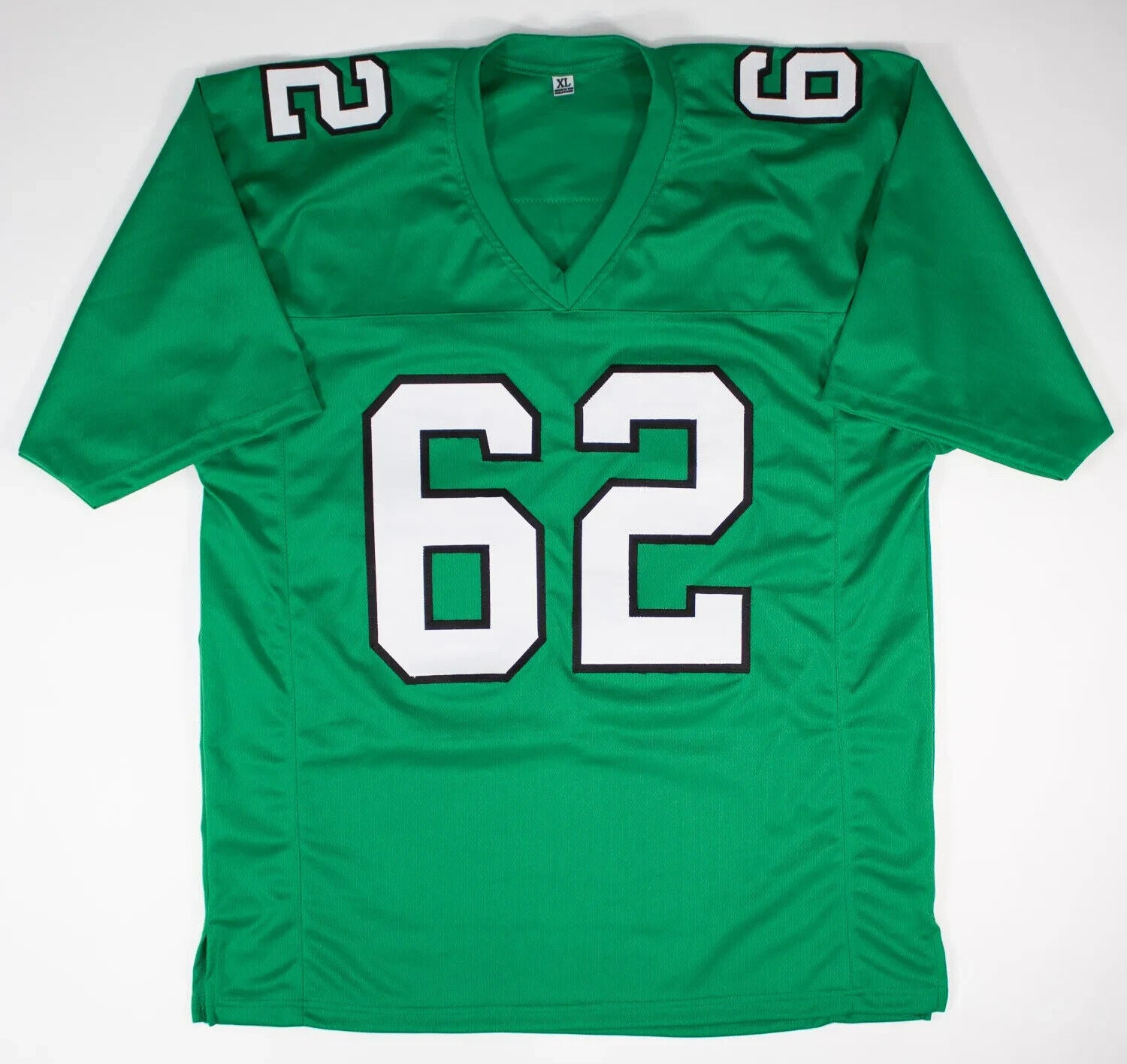 Jason Kelce Signed Philadelphia Eagles Green Jersey (JSA COA) 7xPro Bowl Center