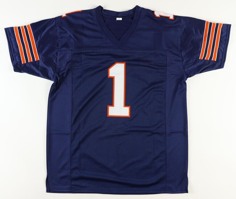 Justin Fields Signed Chicago Bears Jersey (JSA COA) Ex Ohio State Buckeyes Q.B.