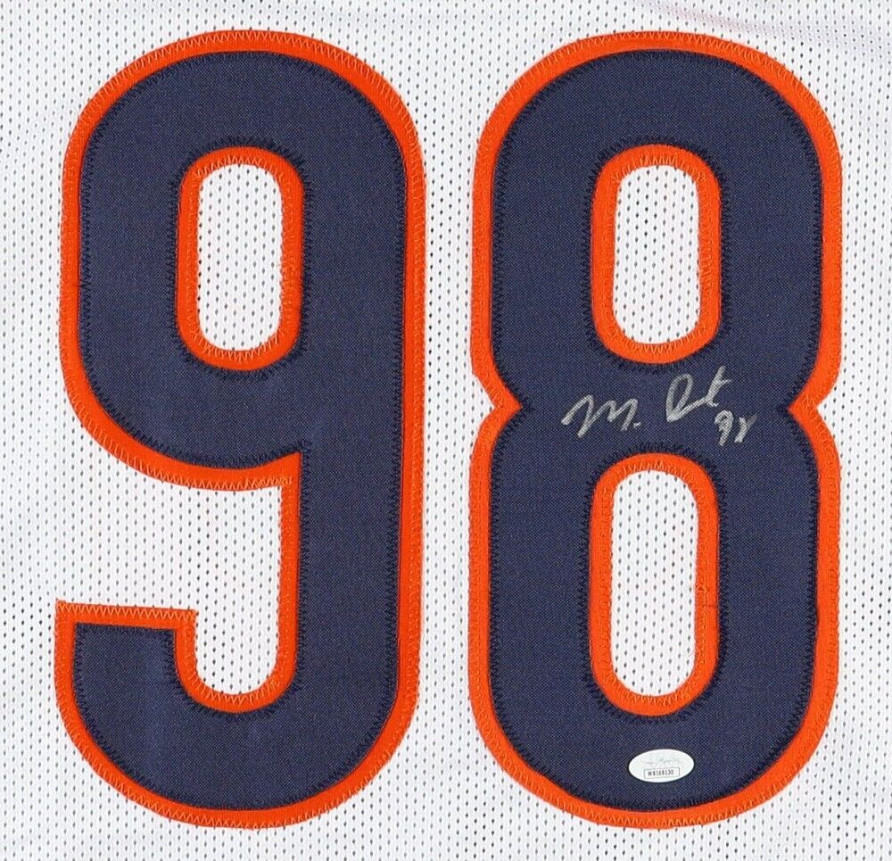 Montez Sweat Signed Chicago Bears White Jersey (JSA) 2019 1st Rd Pick Linebacker