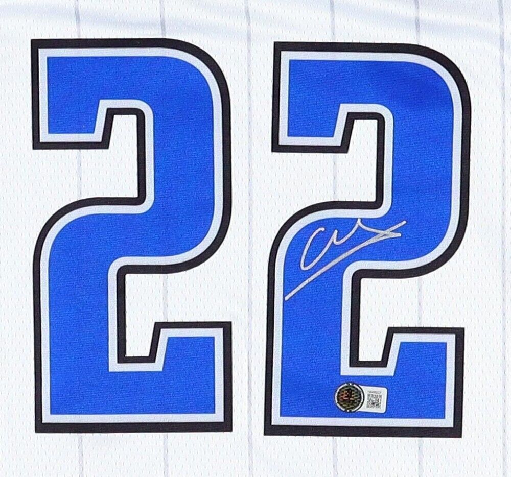 Franz Wagner Signed Orlando Magic White Nike Jersey (Beckett) 2021 #8 Overall Pk