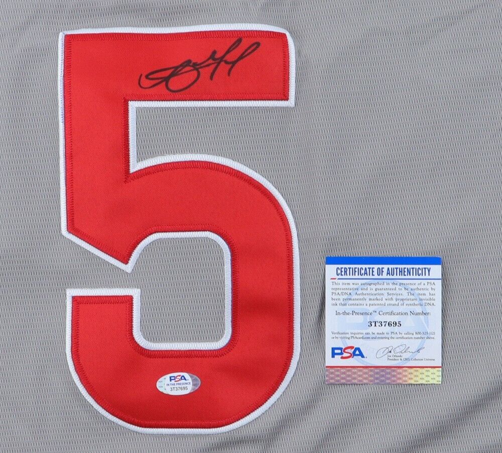 Christopher Morel Signed Chicago Cubs Jersey (PSA COA) 2022 Rookie Star 3rd Base