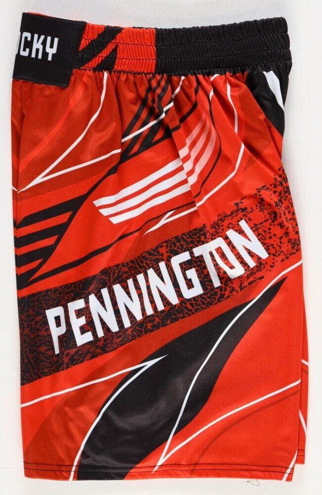 Raquel Pennington Signed “Rocky” Fight Shorts (Beckett) UFC Womens Bantamweight