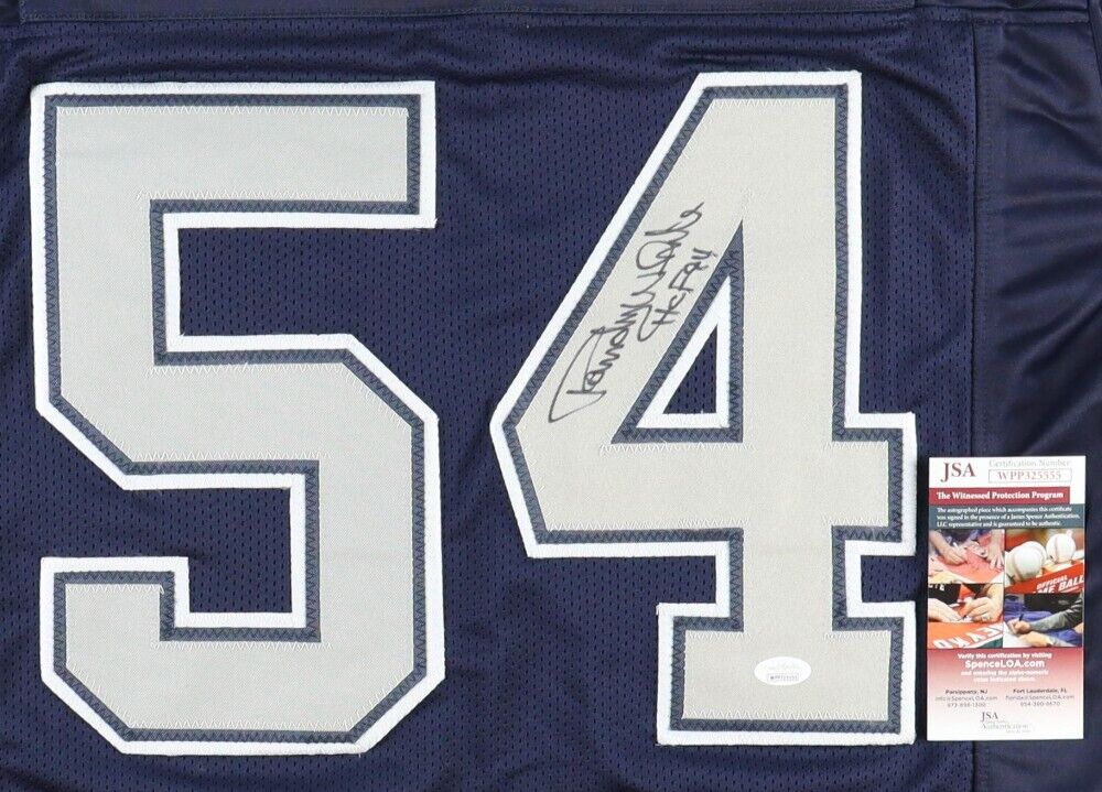 Randy White Signed Dallas Cowboys Career Stat Jersey Inscribed "HOF 94"(JSA COA)