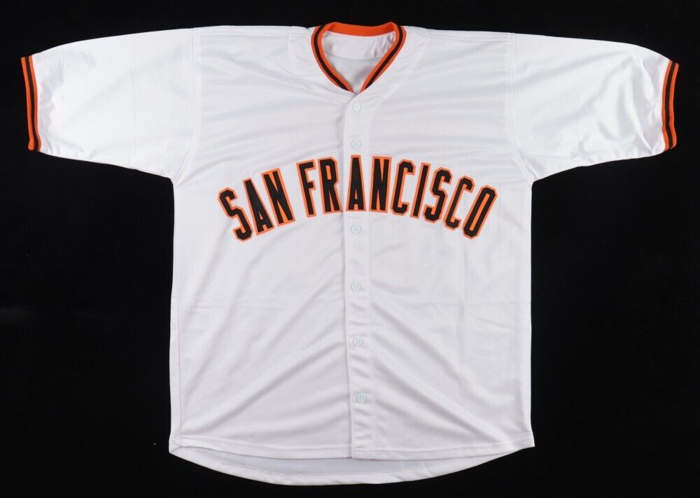 Evan Longoria Signed San Francisco Giants Photo Jersey (JSA COA) 3×All-Star 3B