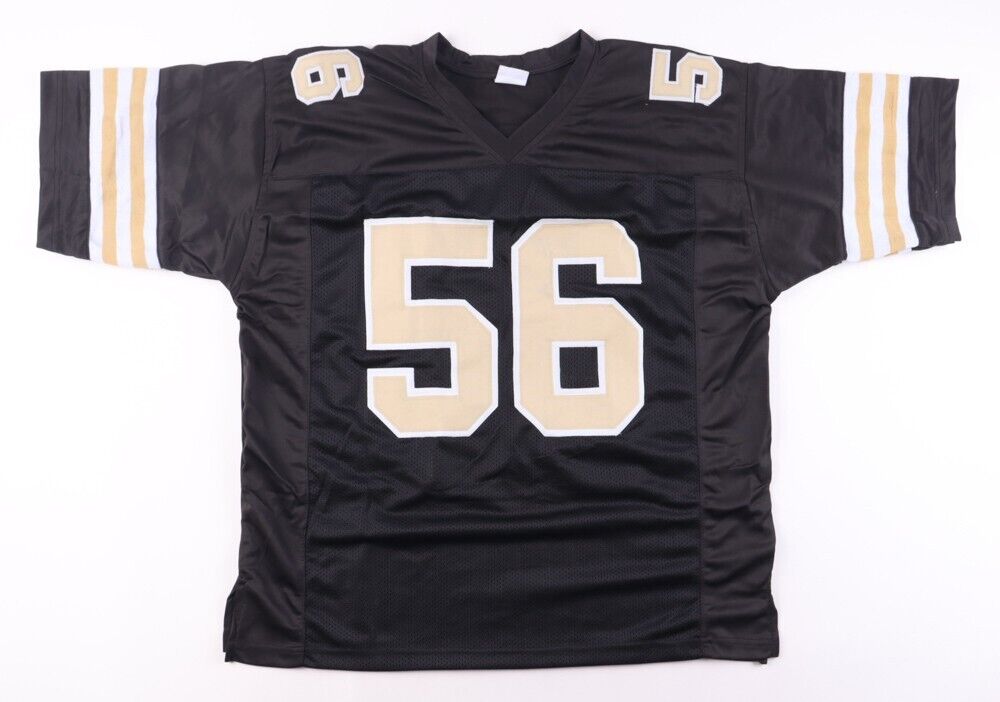 Pat Swilling Signed New Orleans Saints Jersey (Beckett) 5xPro Bowl Linebacker