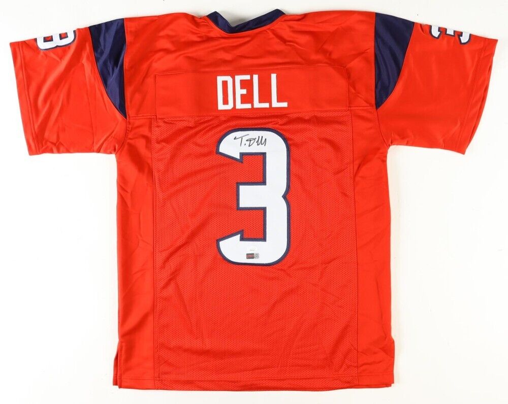 Tank Dell Signed Houston Texans Jersey (JSA) 2023 3rd Round Pick Wide Receiver