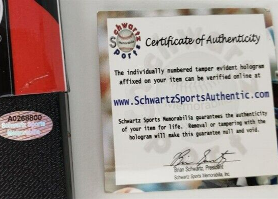 Chris Chelios "HOF 2013" Signed Montreal Canadiens 48" Hockey Stick Schwartz COA