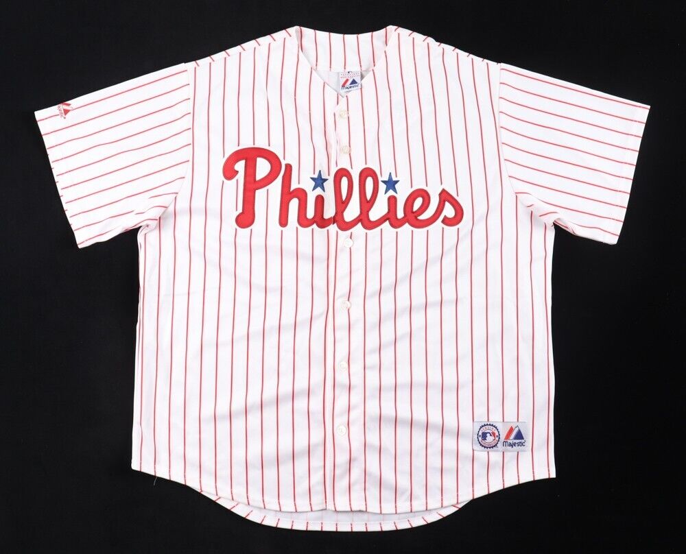 Roy Oswalt Signed Philadelphia Phillies Majestic Jersey (JSA COA) 2005 NLCS MVP