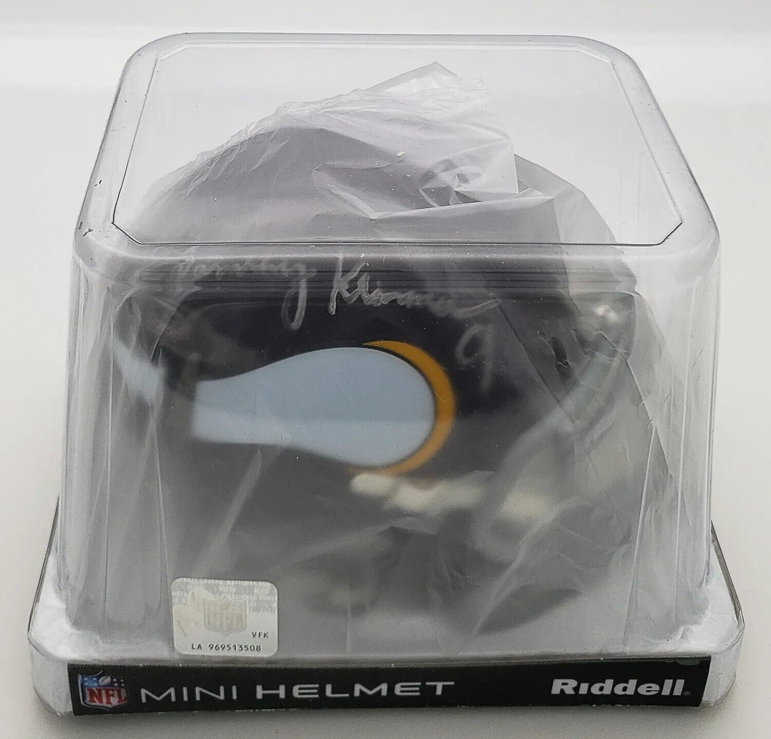 Tommy Kramer Signed Minnesota Vikings Mini-Helmet (Beckett) Two Minute Tommy