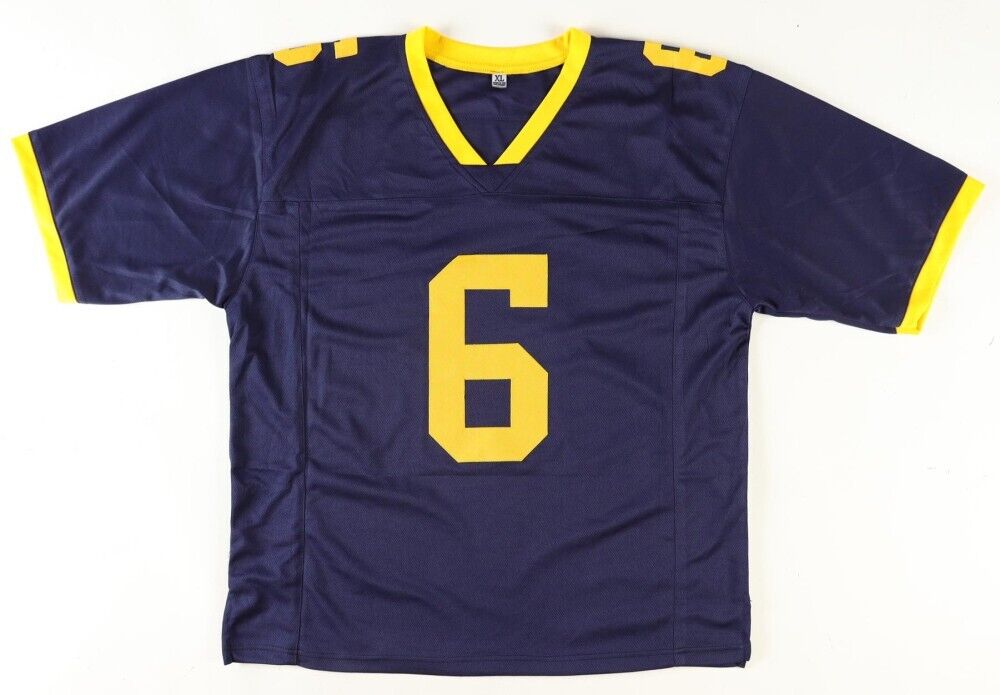 Garrett Green Signed West Virginia Mountaineers Jersey (JSA COA)2024 Starting QB