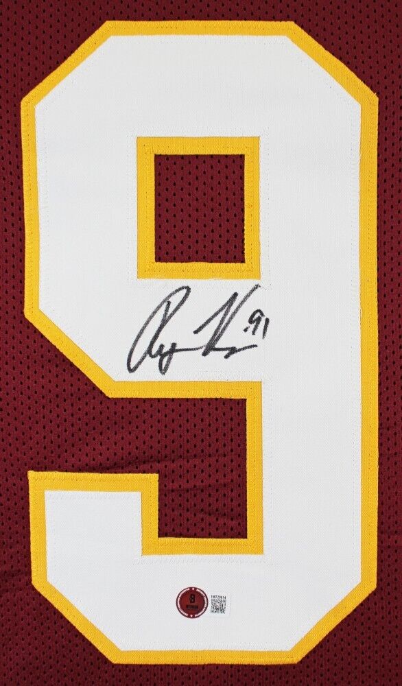 Ryan Kerrigan Signed Washington Redskins Jersey (Beckett) 4×NFL Pro Bowl D.E.