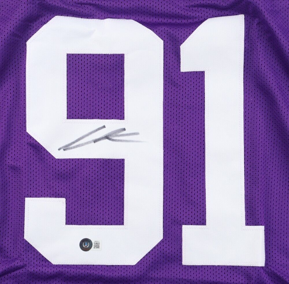Felix Anudike-Uzomah Signed Kansas State Wildcats Jersey (Beckett) Chiefs D.B.