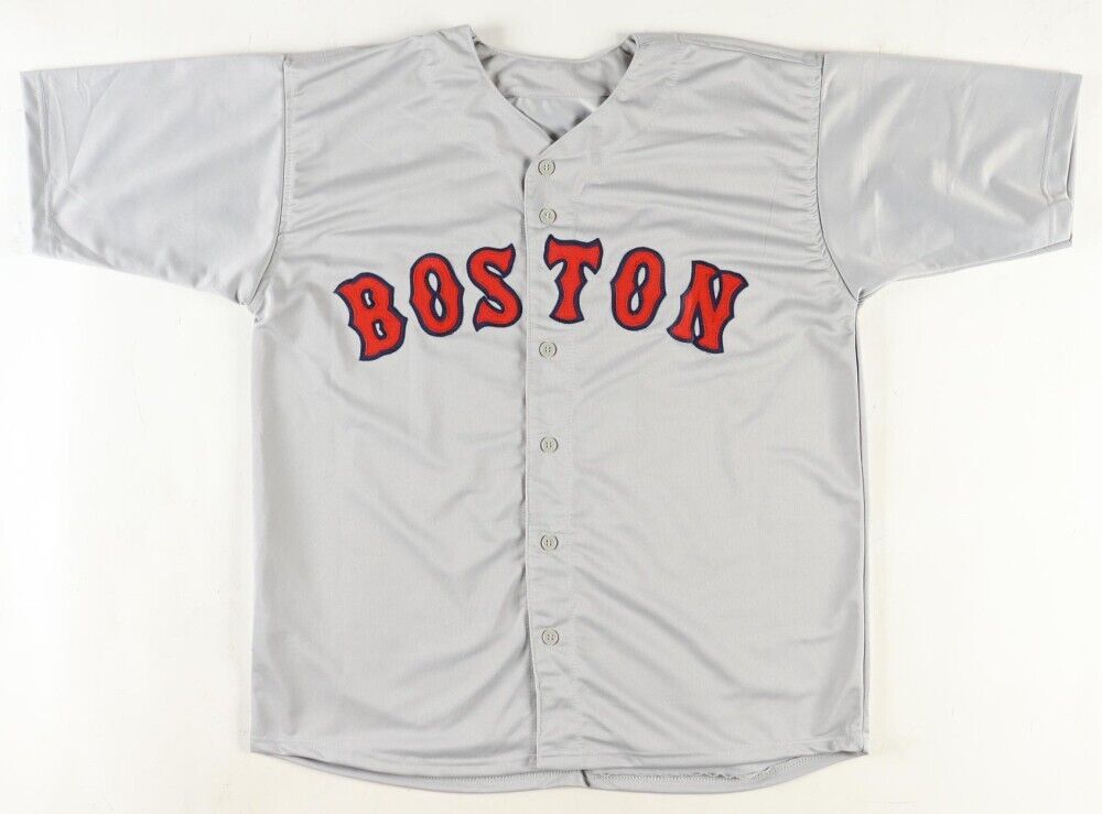 Alan Embree Signed Boston Red Sox Jersey 2xInscribed (Beckett) 2004 World Champs