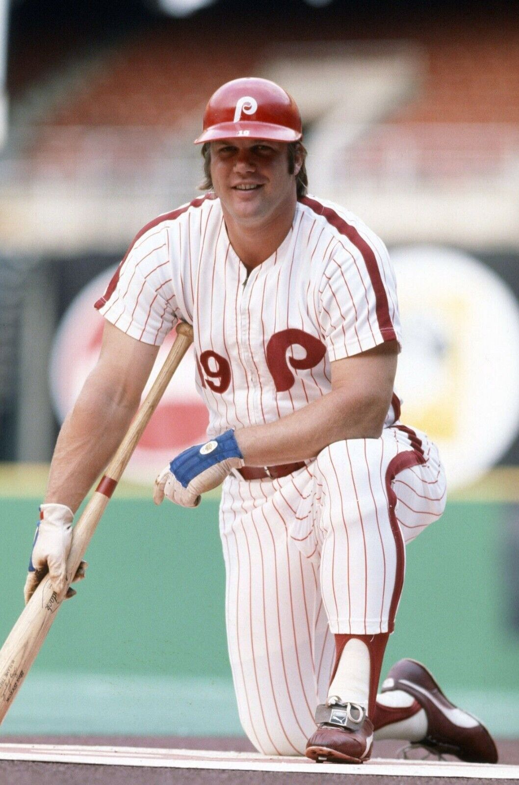 Greg Luzinski Signed Phillies Pinstriped Jersey Inscribed "80 WS Champs" JSA COA