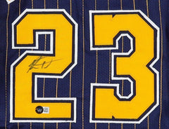 Ron Artest Signed Indiana Pacers Jersey (Beckett) 'Metta World Peace Sandiford'