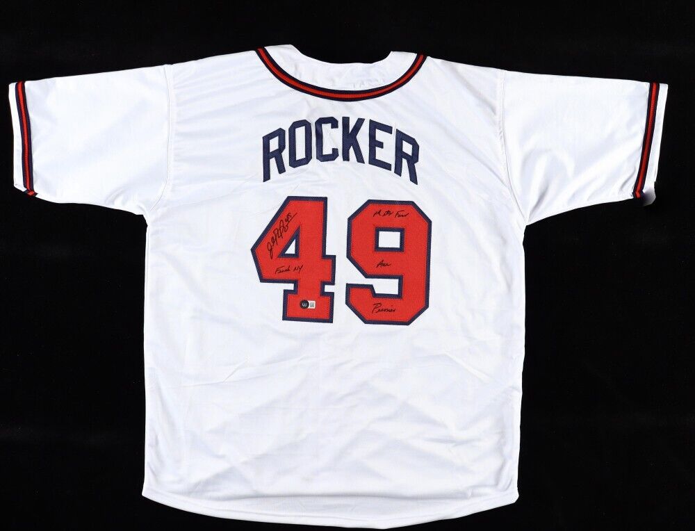 John Rocker Signed Atlanta Braves Jersey "F*** NY & Mets Fans Are P***** Beckett