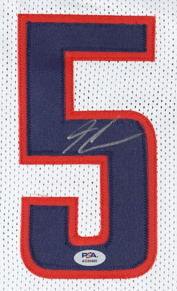 Stephon Castle Signed UConn Huskies Jersey (PSA) 2024 #4 Overall Draft Pk Spurs
