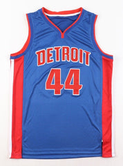 Bojan Bogdanovic Signed Detroit Pistons Jersey (PSA) NBA All-Rookie Team 2015