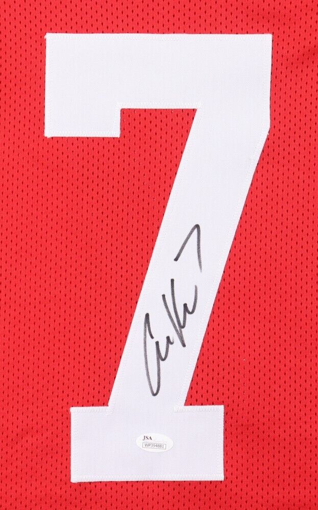Case Keenum Signed Houston Cougars Jersey (JSA) Record 155 Career Passing TD's
