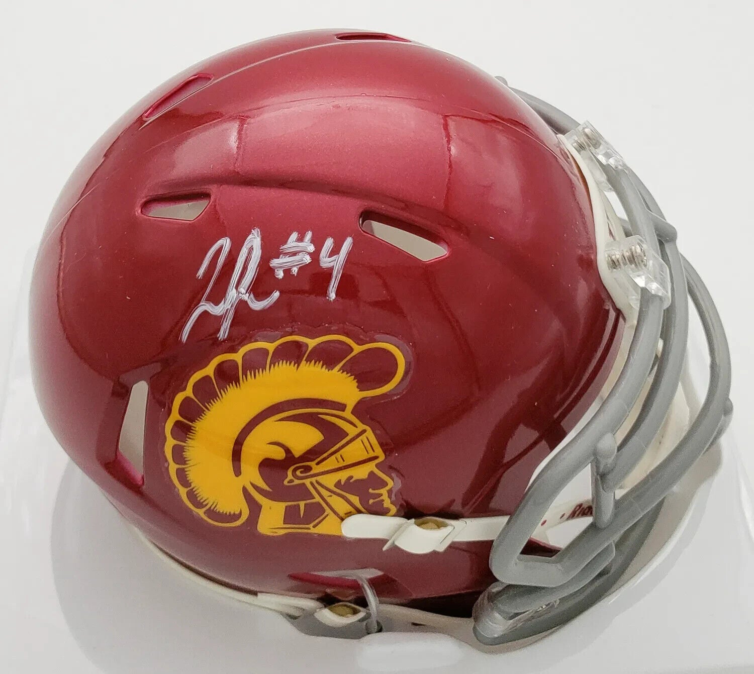 Jo'Quavious "Woody" Marks Signed USC Trojans Mini Helmet (Beckett) 2024 Sr. R.B.