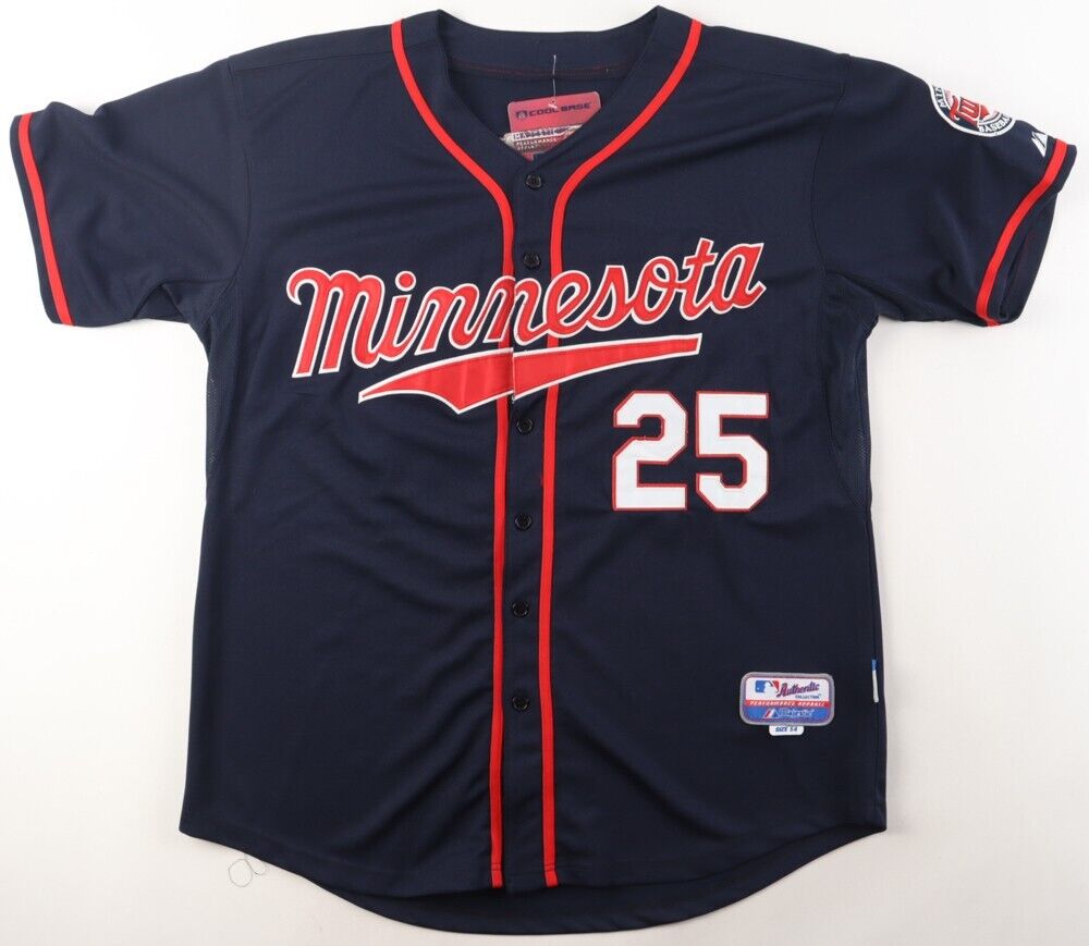 Jim Thome Signed Minnesota Twins Majestic Jersey (JSA COA) 612 Home Runs