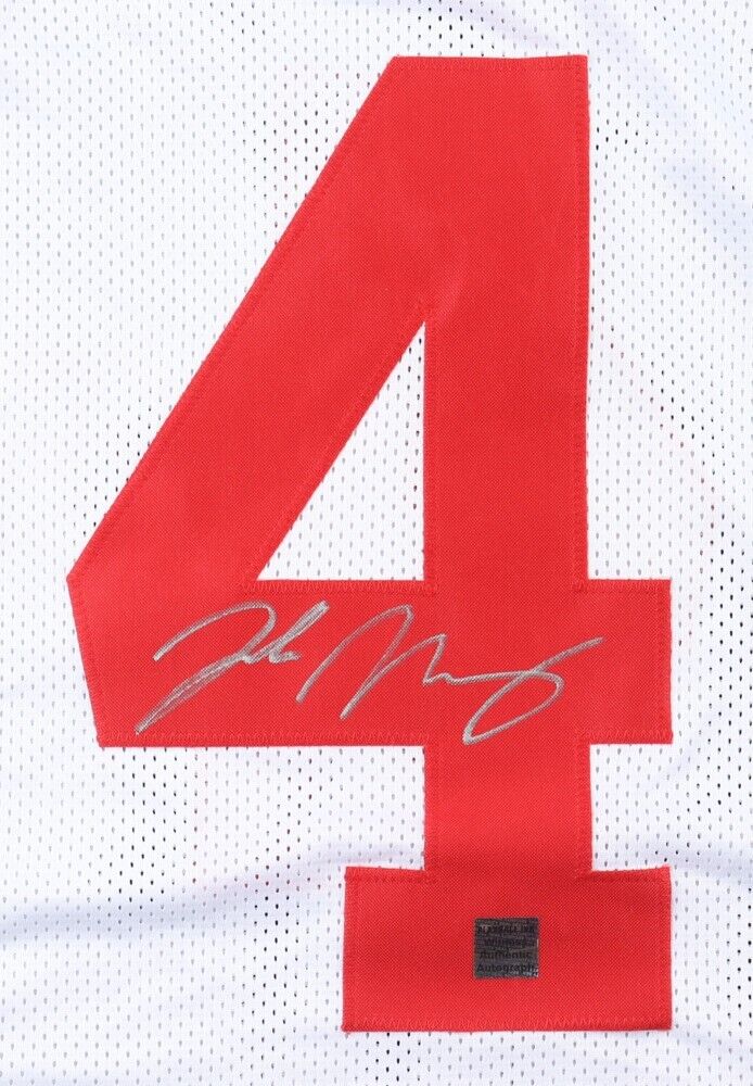 Jake Moody Signed San Francisco 49ers Jersey (Playball Ink) Ex-Michigan Kicker