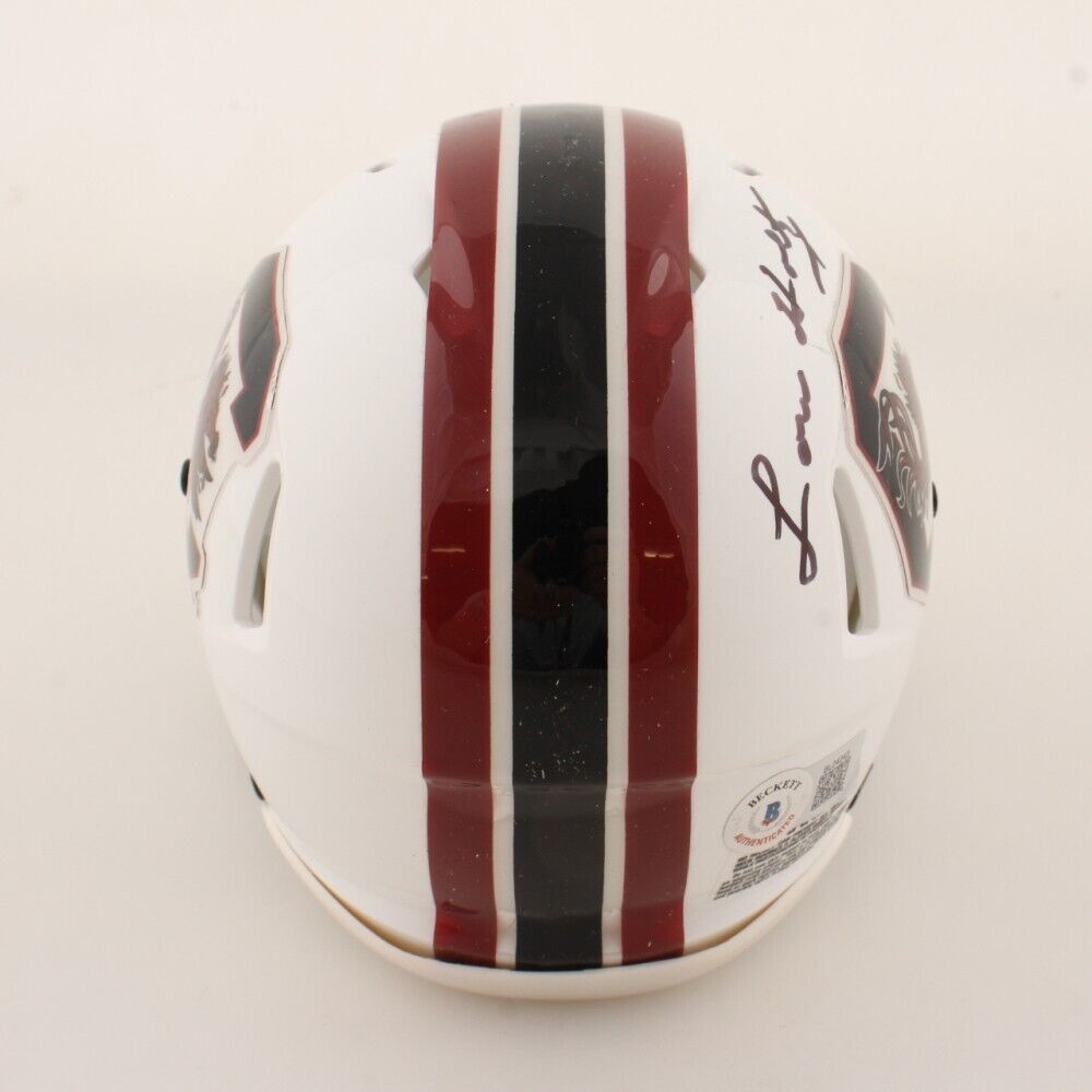 Lou Holtz Signed South Carolina Gamecocks Mini Helmet (Beckett) Head Coach