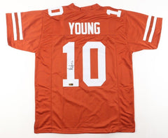 Vince Young Signed Texas Longhorns Jersey (JSA COA) Tennessee Titans Quarterback