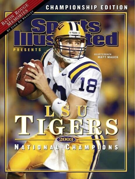 Justin Vincent & Matt Mauck Signed LSU Tigers Jersey BCS Champs & 03 SEC/BCS MVP
