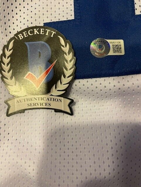 Marion Barber Signed Dallas Cowboy Jersey (Beckett) Passed Away June 1st 2022