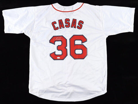 Triston Casas Signed Boston Red Sox Jersey (JSA COA) July 2023 Rookie o/t Month