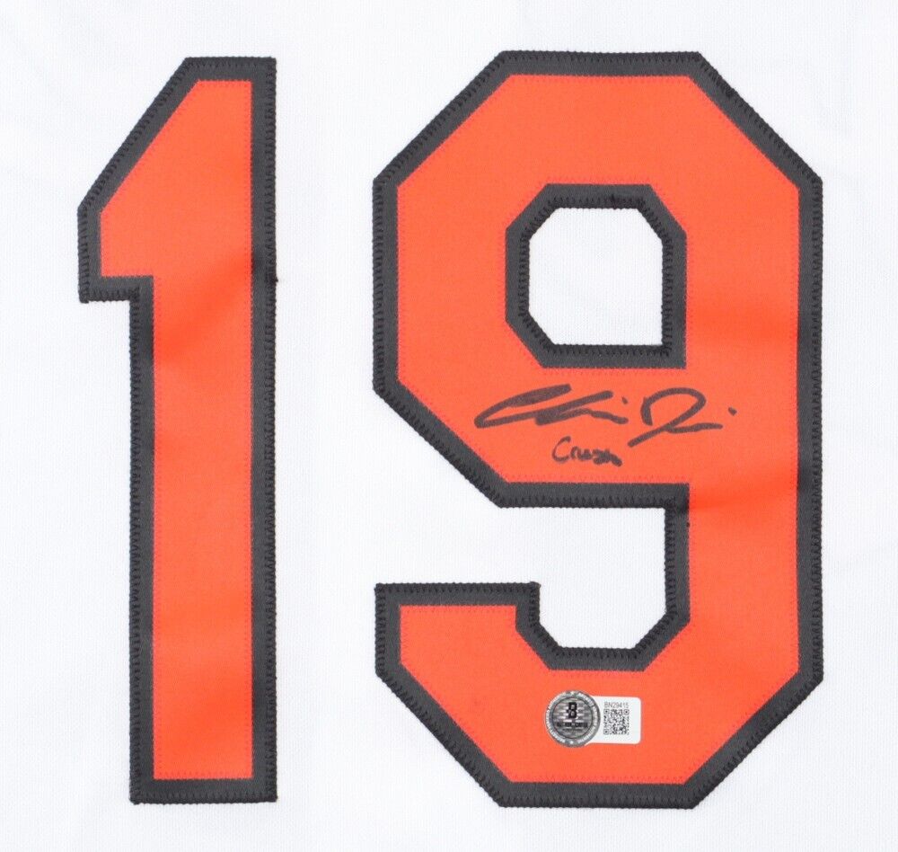Chris Davis Signed Baltimore Orioles Jersey "Crash" (Beckett) 2×MLB HR Leader