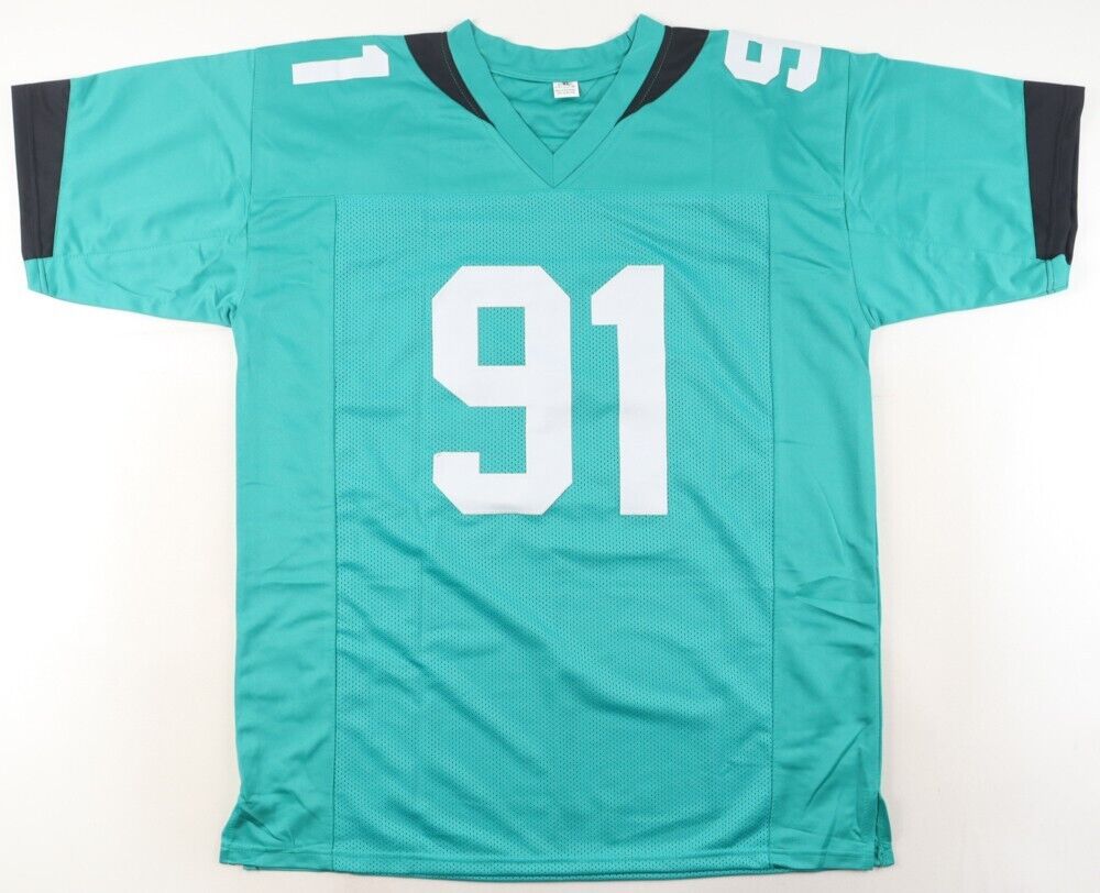 Arik Armstead Signed Jacksonville Jaguars Jersey (Beckett) 2015 1st Rnd Pck / DE