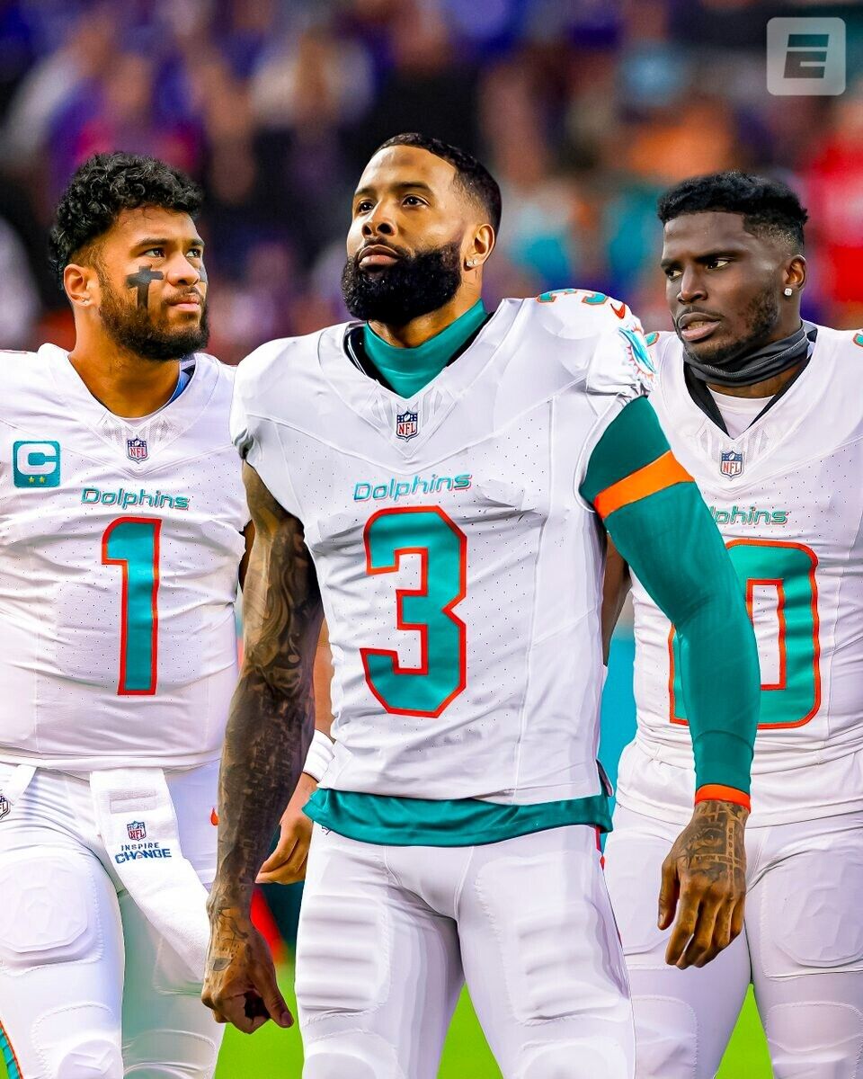 Odell Beckham Jr. Signed Miami Dolphins Orange Jersey (Beckett) 3×Pro Bowl W.R