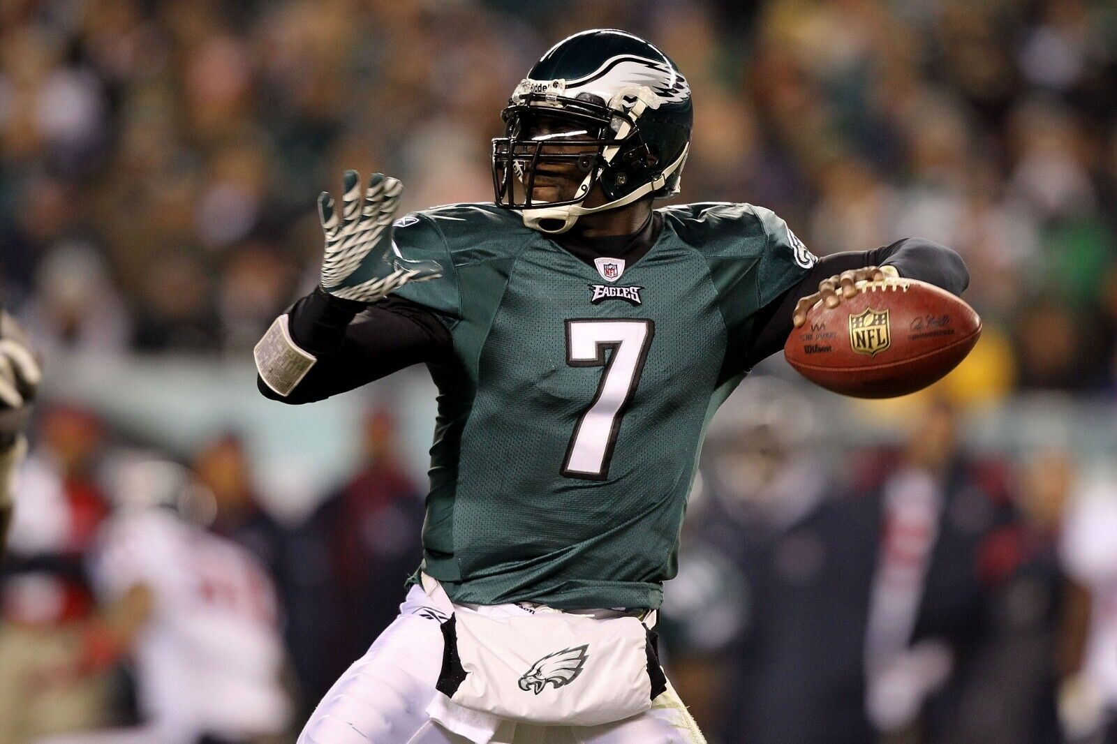 Michael Vick Signed Philadelphia Eagles Mini-Helmet "Game Changer" (JSA COA) Q.B